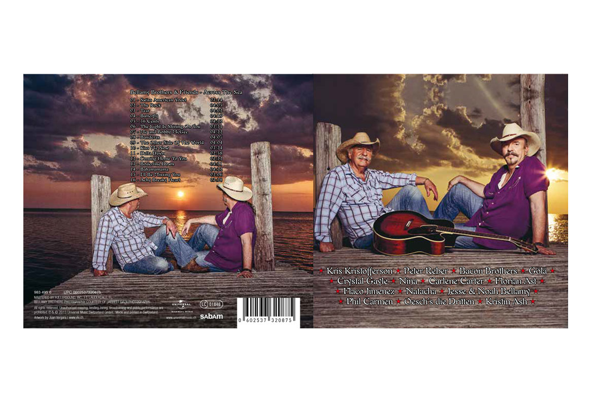 Graphisme : Pochette CD Bellamy Brothers and Friends